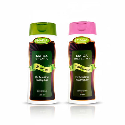 Organic Shea Shampoo and Conditioner Combo Pack