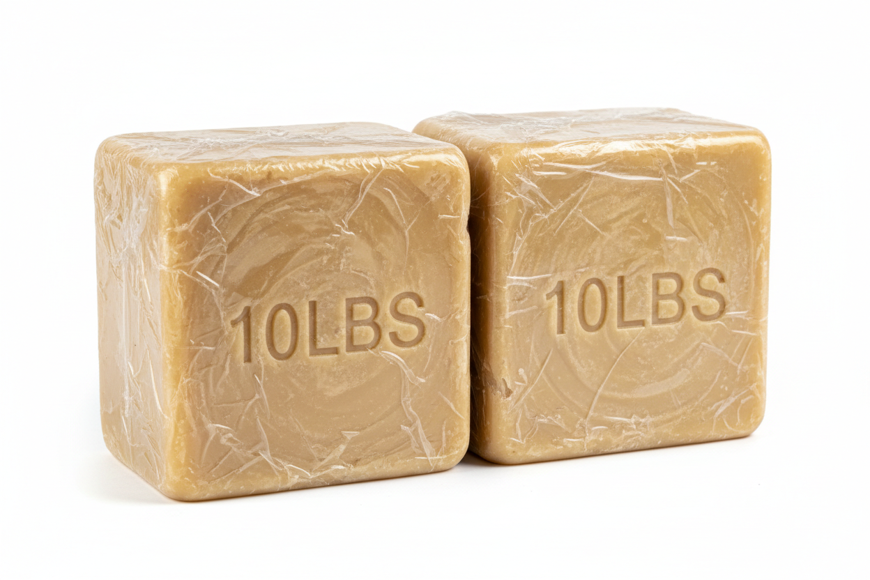 Square blocks and on white background